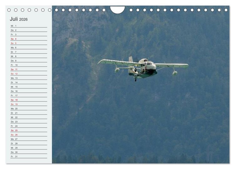 Produktbild: Faszination Wasserflugzeuge (Wandkalender 2026 DIN A4 quer), CALVENDO Monatskalender