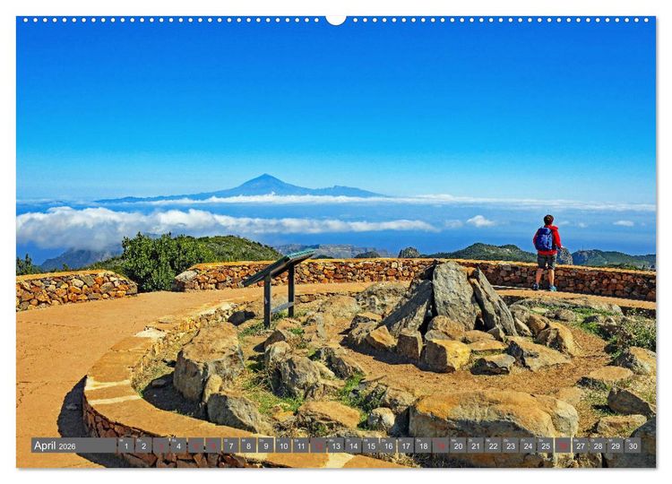 Produktbild: Wandern auf La Gomera (Wandkalender 2026 DIN A2 quer), CALVENDO Monatskalender