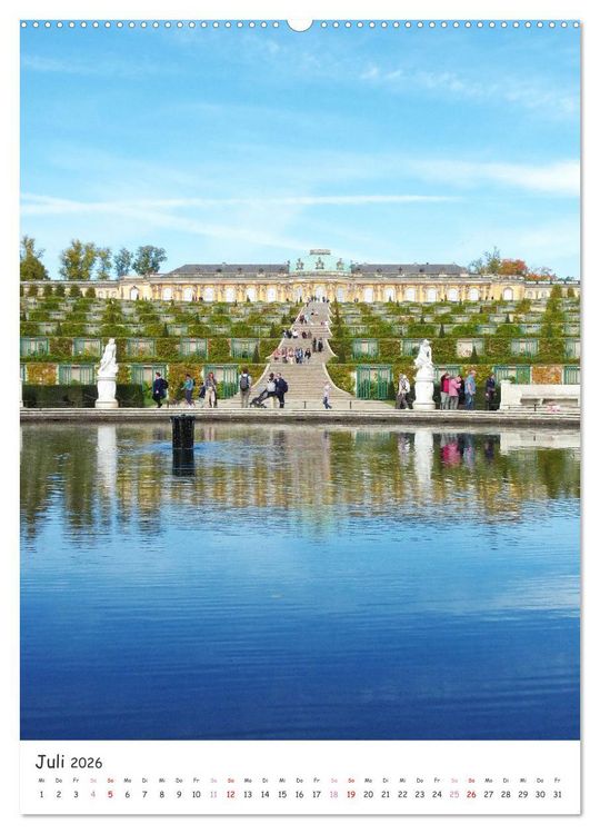 Produktbild: Der Park Sanssouci - ein Traum (hochwertiger Premium Wandkalender 2026 DIN A2 hoch), Kunstdruck in Hochglanz