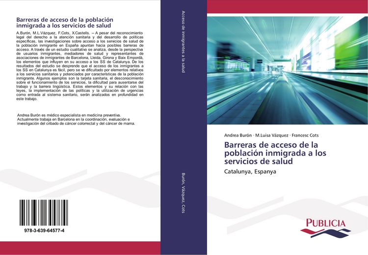 Produktbild: Barreras de acceso de la poblaci&oacute;n inmigrada a los servicios de salud
