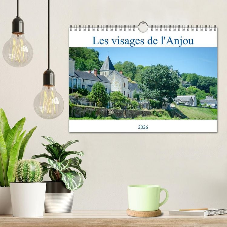 Produktbild: Les visages de l'Anjou (Calendrier mural 2026 DIN A4 vertical), CALVENDO calendrier mensuel