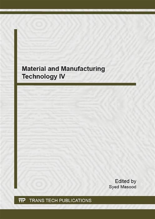 Produktbild: Material and Manufacturing Technology IV