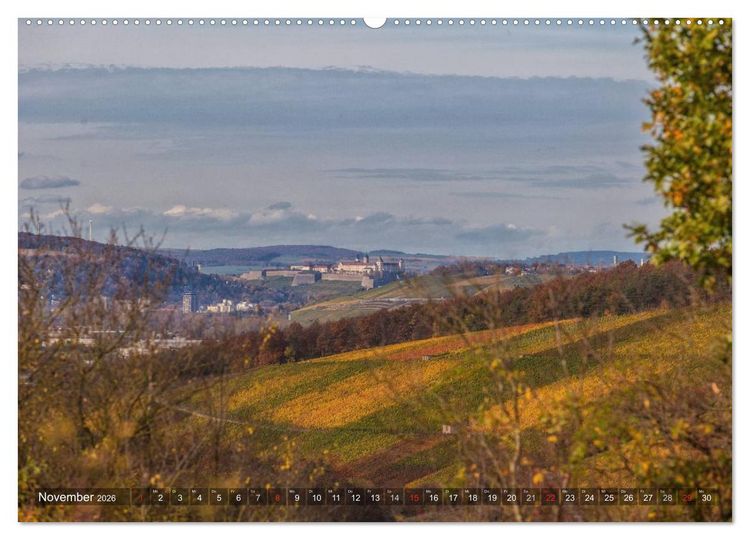 Produktbild: Weinland Franken (hochwertiger Premium Wandkalender 2026 DIN A2 quer), Kunstdruck in Hochglanz