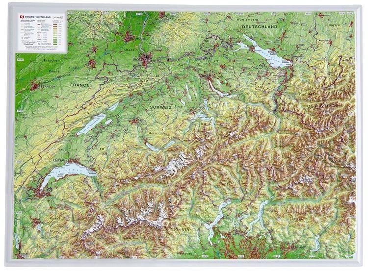 Produktbild: Schweiz 1 : 1 000 000