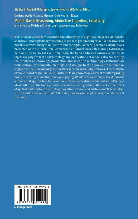 Produktbild: Model-Based Reasoning, Abductive Cognition, Creativity