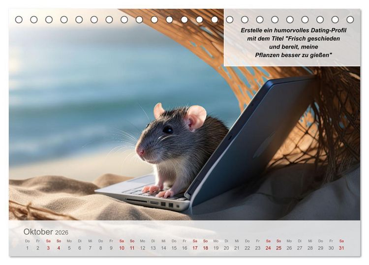 Produktbild: Endlich erfolgreich geschieden (Tischkalender 2026 DIN A5 quer), CALVENDO Monatskalender