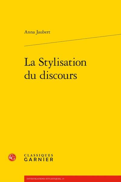 Produktbild: La stylisation du discours