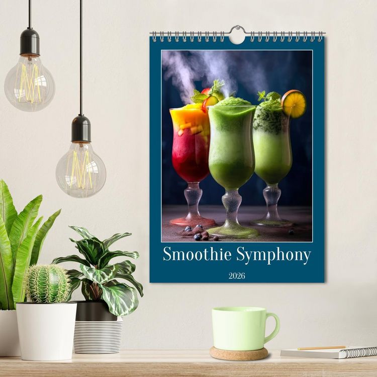 Produktbild: Smoothie Symphony (Wall Calendar 2026 DIN A4 portrait), CALVENDO 12 Month Wall Calendar