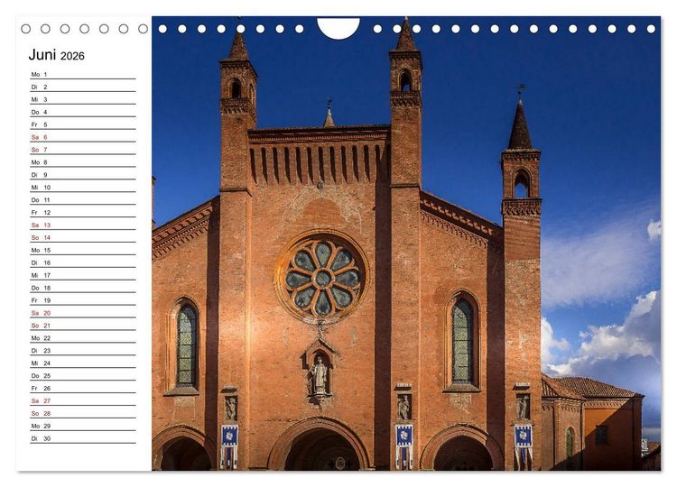 Produktbild: Piemont und Turin (Wandkalender 2026 DIN A4 quer), CALVENDO Monatskalender