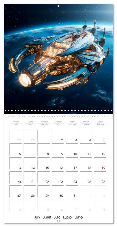 Produktbild: DISTANT WORLDS Explore the universe (Wall Calendar 2026 12 &times; 12 Inch) CALVENDO 12 Month Wall Calendar