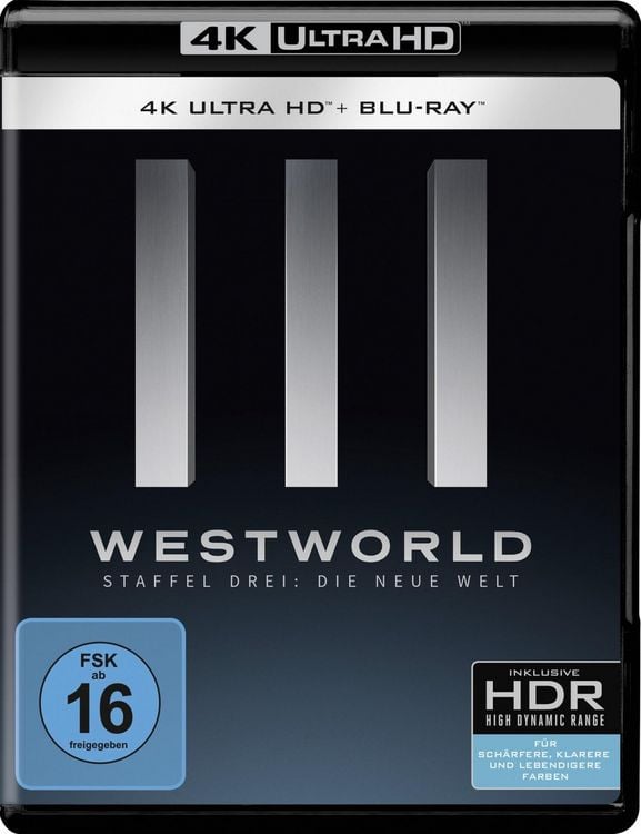 Produktbild: Westworld - Die komplette 3. Staffel - Repack (3 Blu-rays 4K Ultra HD) (+ 3 Blu-rays 2D)
