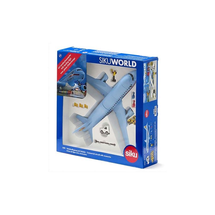 Produktbild: Siku 5402 Verkehrsflugzeug mit Zubeh&ouml;r