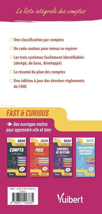 Produktbild: Fast & Curious; Plan Comptable General: Liste Integrale des Comptes
