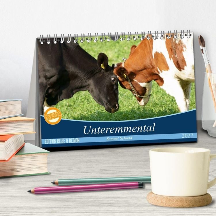 Produktbild: Unteremmental (Tischkalender 2027 DIN A5 quer), CALVENDO Monatskalender