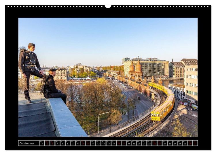 Produktbild: Schornsteinfeger &uuml;ber Berlin - Die Gl&uuml;cksbringer (hochwertiger Premium Wandkalender 2027 DIN A2 quer), Kunstdruck in Hochglanz