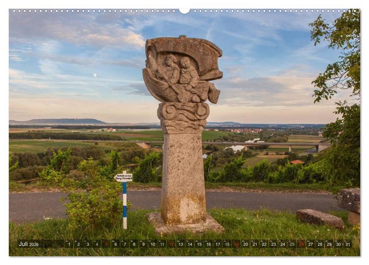 Produktbild: Weinlagen in Franken (Wandkalender 2026 DIN A2 quer), CALVENDO Monatskalender