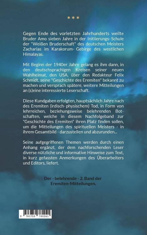 Produktbild: Des Eremiten Lehr-Botschaften