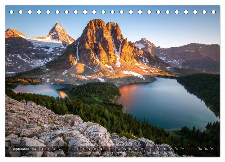 Produktbild: Zwischen Berg und Tal (Tischkalender 2026 DIN A5 quer), CALVENDO Monatskalender