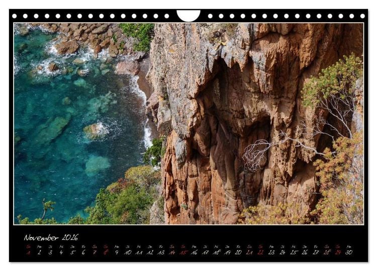 Produktbild: Korsika - Insel rauer Sch&ouml;nheit (Wandkalender 2026 DIN A4 quer), CALVENDO Monatskalender