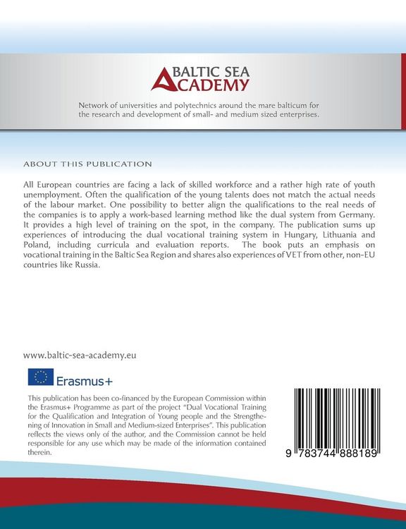 Produktbild: Qualification and integration of young people by dual vocational training