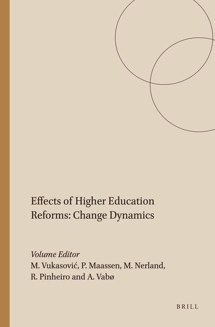 Produktbild: Effects of Higher Education Reforms: Change Dynamics