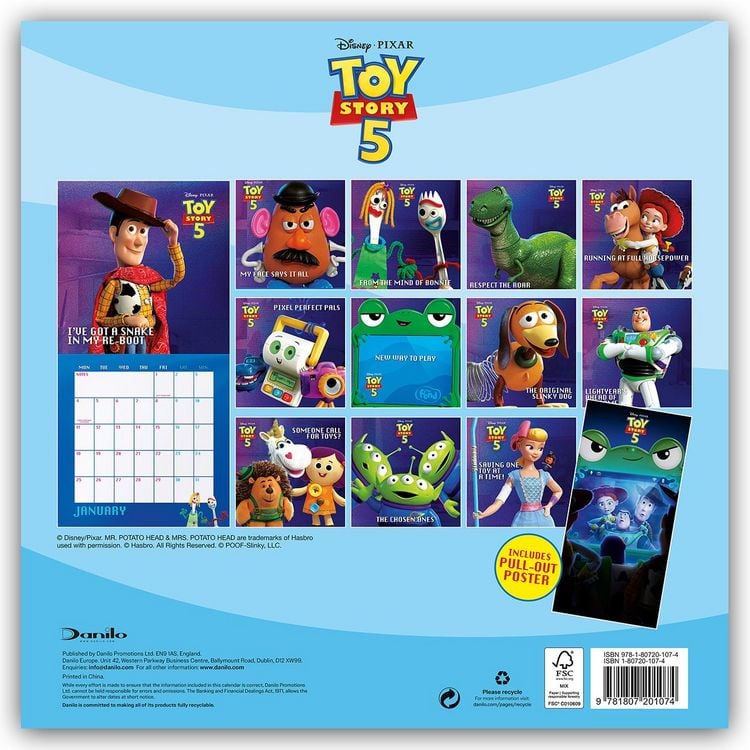 Produktbild: Toy Story 5 Movie &ndash; Offizieller Kalender 2027