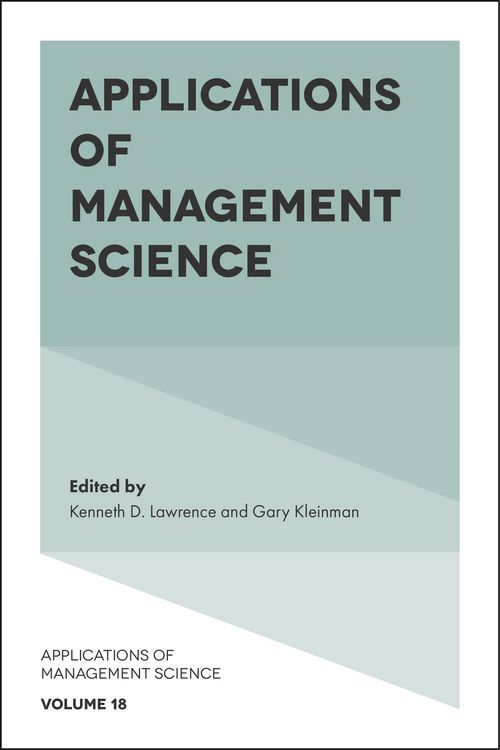 Produktbild: Applications of Management Science