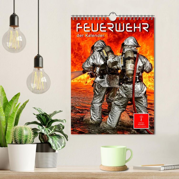 Produktbild: Feuerwehr - der Kalender (Wandkalender 2026 DIN A4 hoch), CALVENDO Monatskalender