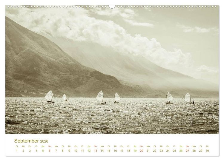 Produktbild: GARDASEE - das Nordufer (Wandkalender 2026 DIN A2 quer), CALVENDO Monatskalender