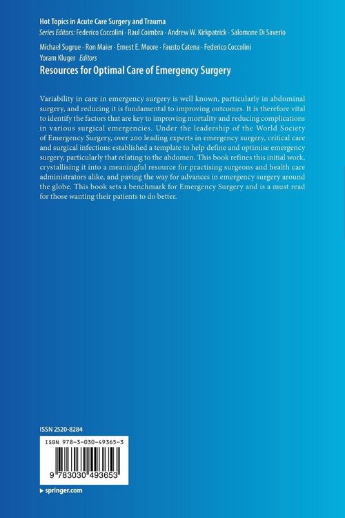 Produktbild: Resources for Optimal Care of Emergency Surgery