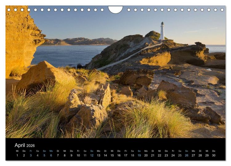 Produktbild: Traumziel Neuseeland 2026 (Wandkalender 2026 DIN A4 quer), CALVENDO Monatskalender
