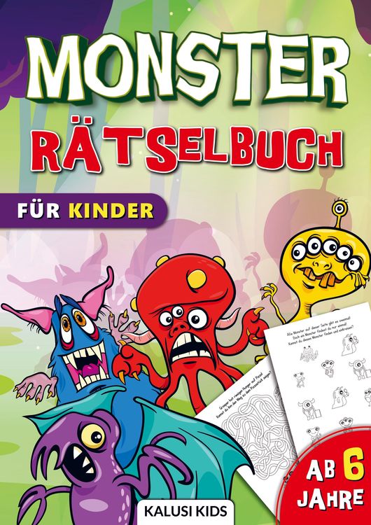 "Monster Rätselbuch für Kinder ab 6 Jahre" online kaufen