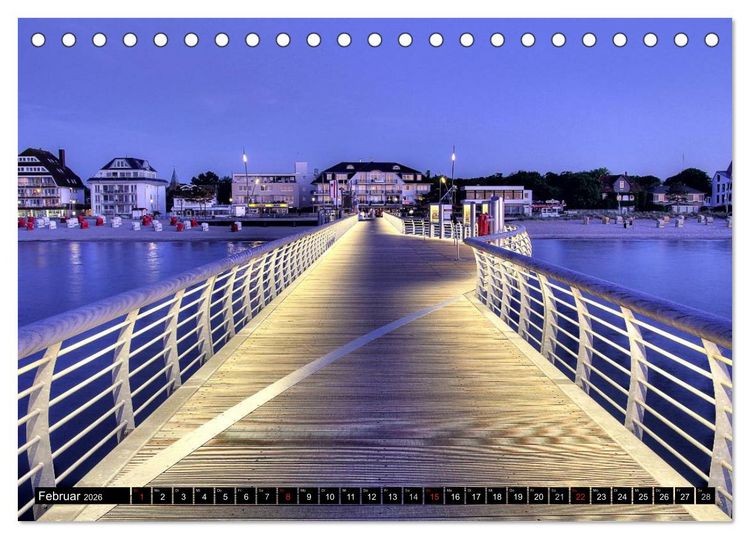 Produktbild: Timmendorfer Strand (Tischkalender 2026 DIN A5 quer), CALVENDO Monatskalender