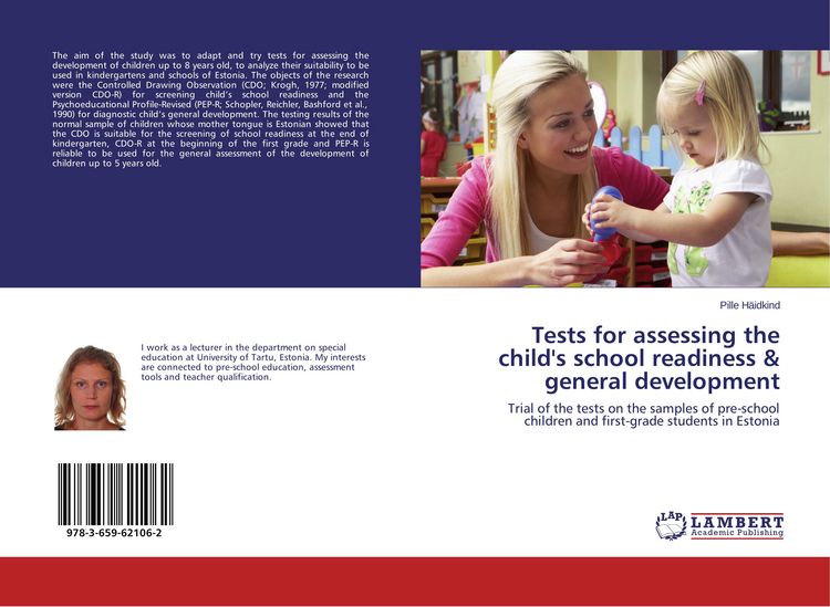 Produktbild: Tests for assessing the child's school readiness & general development