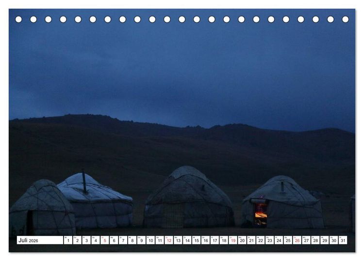 Produktbild: Seidenstrasse (Tischkalender 2026 DIN A5 quer), CALVENDO Monatskalender