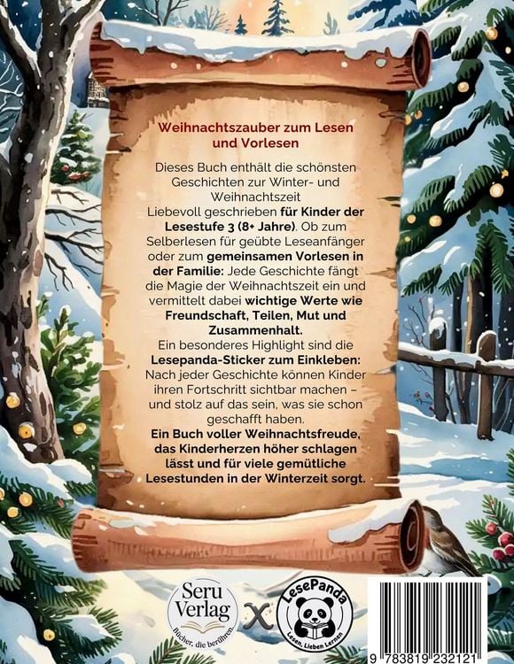 Produktbild: Weihnachtsgeschichten f&uuml;r Kinder / Vorlese- und Erstlesebuch, Lesestufe 3