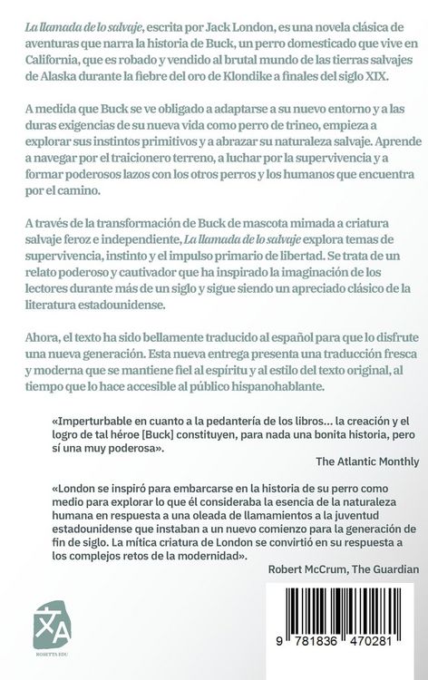 Produktbild: La llamada de lo salvaje