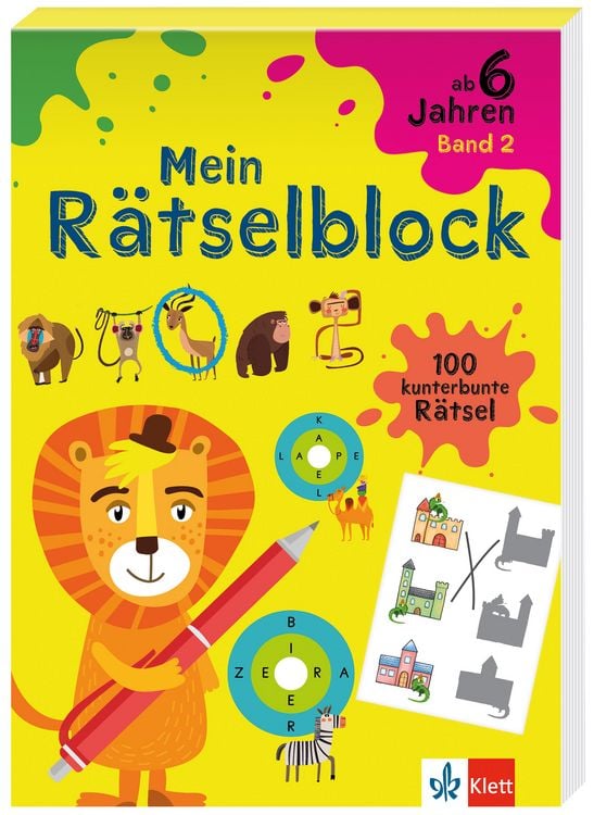 Produktbild: Klett Mein R&auml;tselblock ab 6 Jahren Band 2