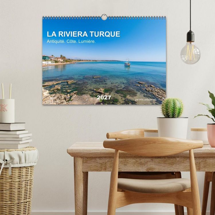 Produktbild: LA RIVIERA TURQUE Antiquit&eacute;. C&ocirc;te. Lumi&egrave;re. (Calendrier mural 2027 DIN A3 vertical), CALVENDO calendrier mensuel