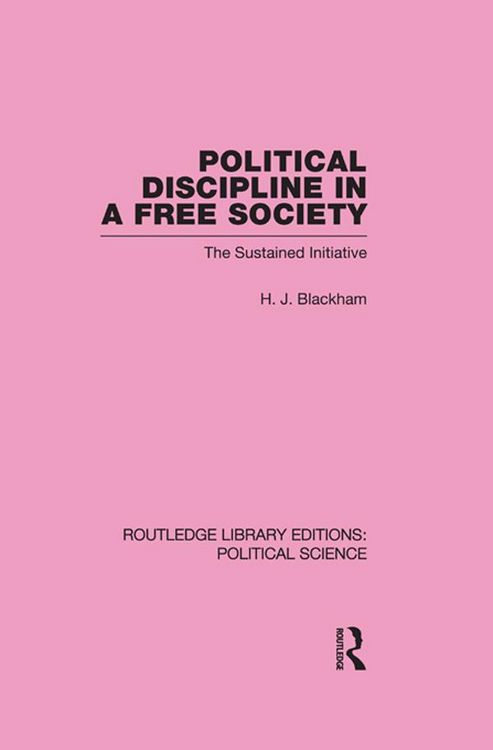 Produktbild: Political Discipline in a Free Society