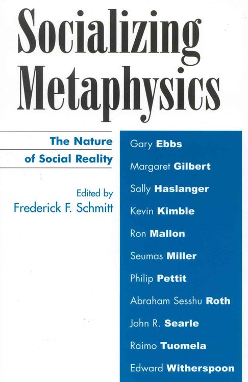 Produktbild: Socializing Metaphysics