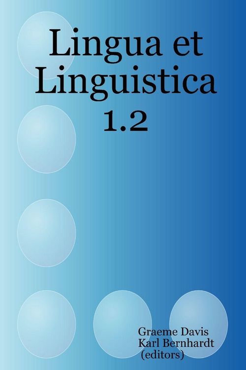Produktbild: Lingua et Linguistica 1.2