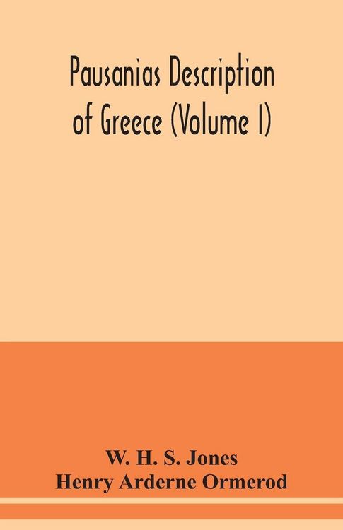 Produktbild: Pausanias Description of Greece (Volume I)