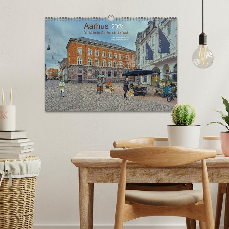 Produktbild: AARHUS, die kleinste Gro&szlig;stadt der Welt (Wandkalender 2026 DIN A3 quer), CALVENDO Monatskalender