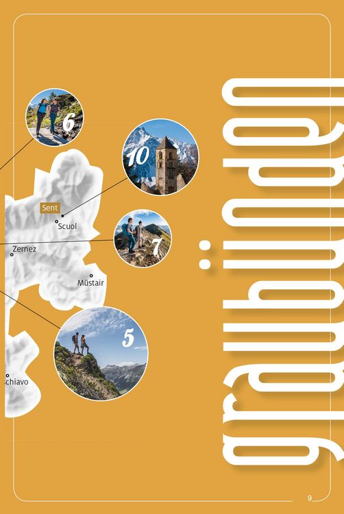 Produktbild: K&uuml;mmerly+Frey Erlebnis Schweiz Gratwanderungen - Wanderf&uuml;hrer