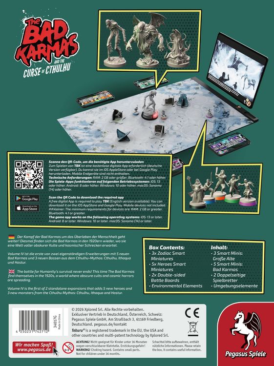 Produktbild: Teburu: The Bad Karmas and the Curse of Cthulhu: Volume 4 [Erweiterung]