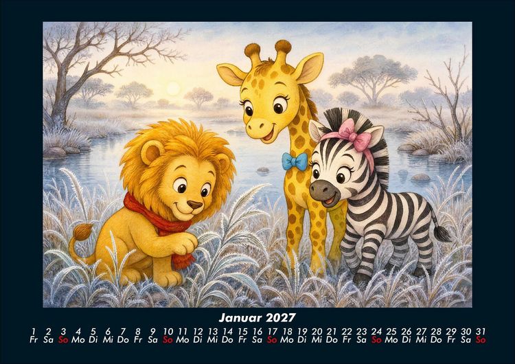 Produktbild: Buschi - K&ouml;nig der Tiere 2027 Fotokalender DIN A4