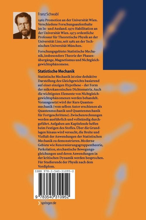 Produktbild: Statistische Mechanik