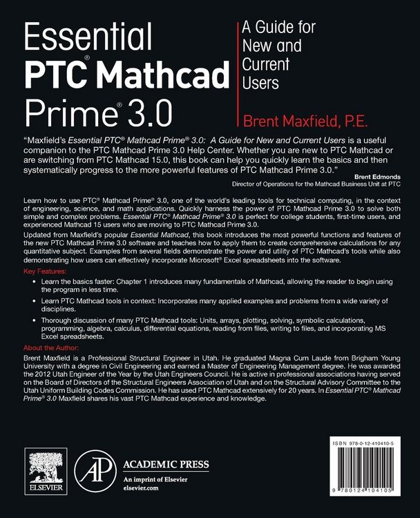 Produktbild: Essential Ptc(r) MathCAD Prime(r) 3.0