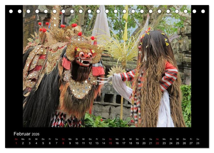 Produktbild: Bali (Tischkalender 2026 DIN A5 quer), CALVENDO Monatskalender